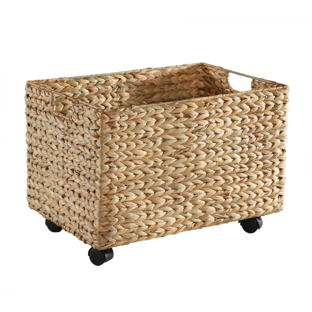 CaliCosy Speelgoedkist op wieltjes van waterhyacint l50 cm 3066561 large