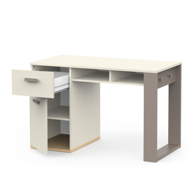 CaliCosy Bureau met 1 deur, 1 lade en 2 open vakken l120 cm camillia 3040882 large