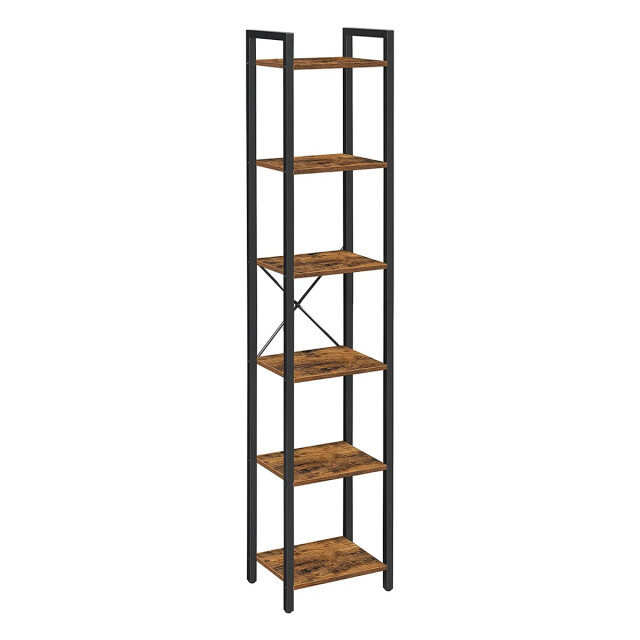CaliCosy Rek 6 niveaus industrieel metaal en hout l40 x h187.5 cm 2930010 large