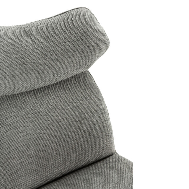 CaliCosy Set van 2 stoelen in stof met zwarte metalen poten l47 cm dara 3078556 large