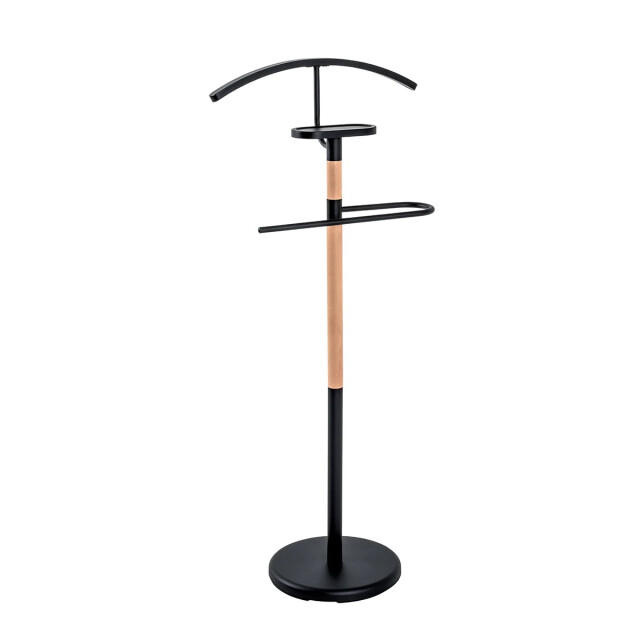 CaliCosy Butler van beukenhout en zwart metaal h112 cm 2951164 large