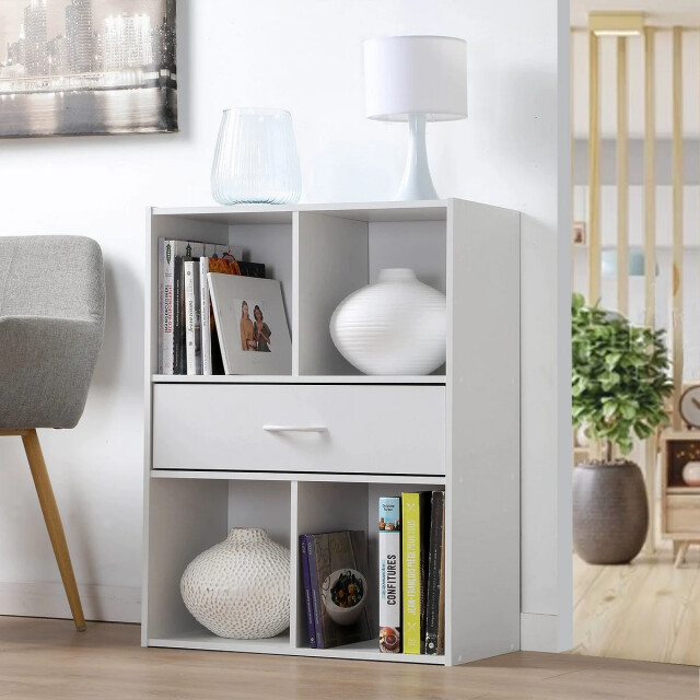 CaliCosy Opbergplank met 4 compartimenten en een lade 2936820 large