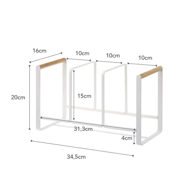 CaliCosy Witte metalen afdruiprek 2929068 large