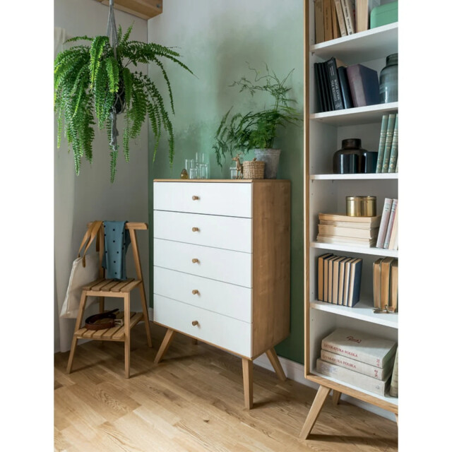 CaliCosy Boekenkast met 5 planken h207,5 cm nature 2931810 large