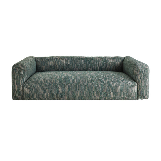 Signature Bank in groene stof l252 cm madisson 3061022 large