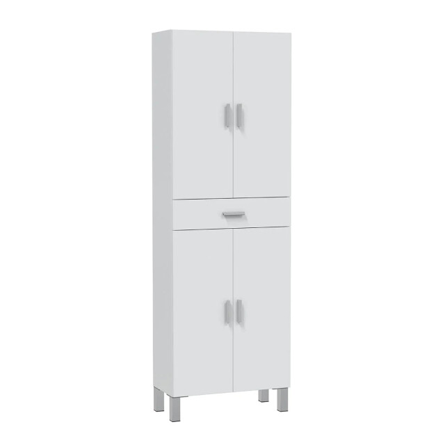 CaliCosy Kolom 4 deuren en 1 lade glanzend wit l60 cm 2930508 large