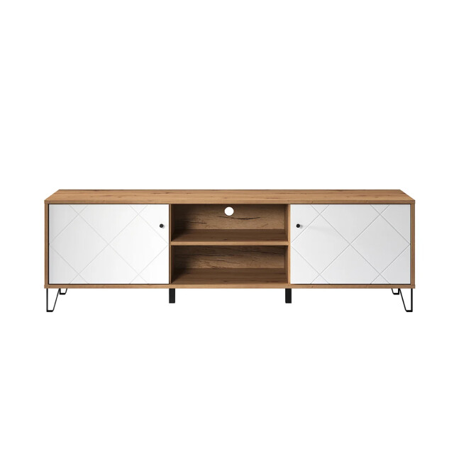CaliCosy Tv-meubel 2 deuren en 2 vakken mat wit l183 cm touch 2930370 large