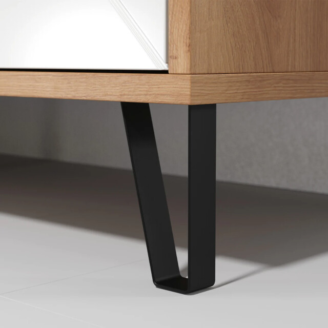CaliCosy Tv-meubel 2 deuren en 2 vakken mat wit l183 cm touch 2930370 large