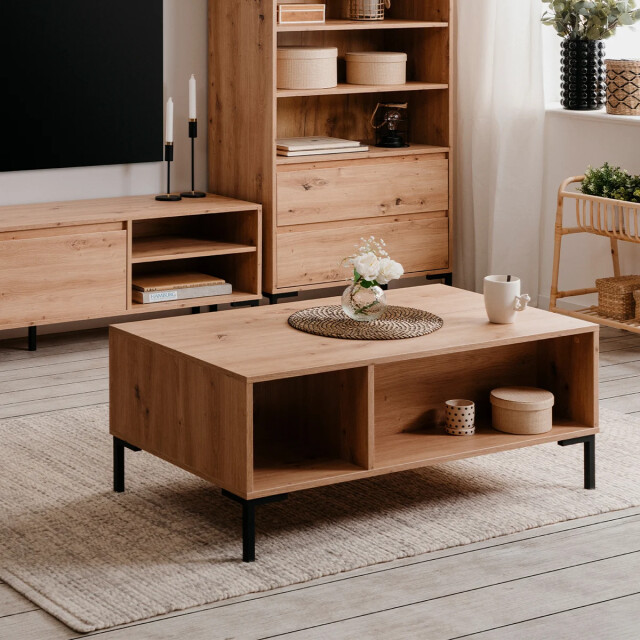 CaliCosy Salontafel 2 deuren 1 nis l100 cm plock 2930169 large