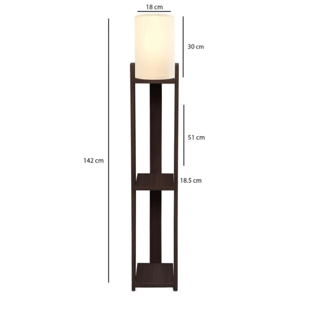 CaliCosy Lamp met opbergplanken h142 cm elly 3048081 large
