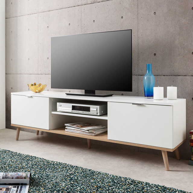 CaliCosy Tv-meubel 2 deuren 2 open vakken l160 cm copenhague 2930229 large