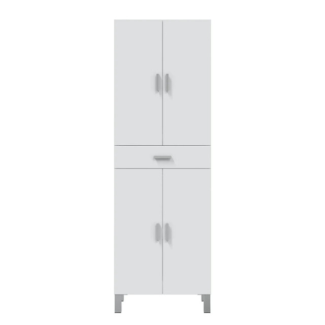 CaliCosy Kolom 4 deuren en 1 lade glanzend wit l60 cm 2930508 large