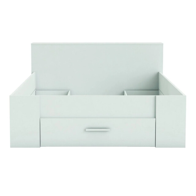 CaliCosy Bed 2 plaatsen wit met 3 laden en nissen 140x190 cm pocket 2930587 large