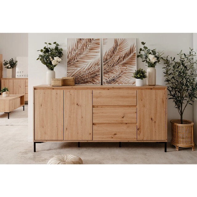 CaliCosy Buffet 3 deuren 3 laden en 2 planken l170 cm plock 2930167 large