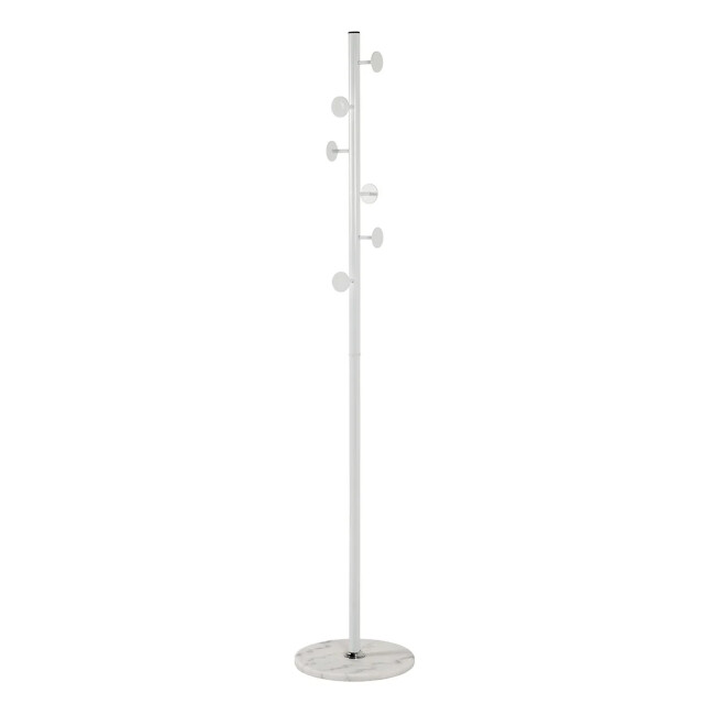 CaliCosy Kapstok van marmer en wit metaal h180 cm 2951162 large