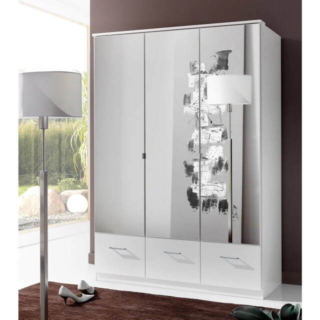 CaliCosy Kast met 3 spiegeldeuren en 3 laden l135 cm 2937652 large