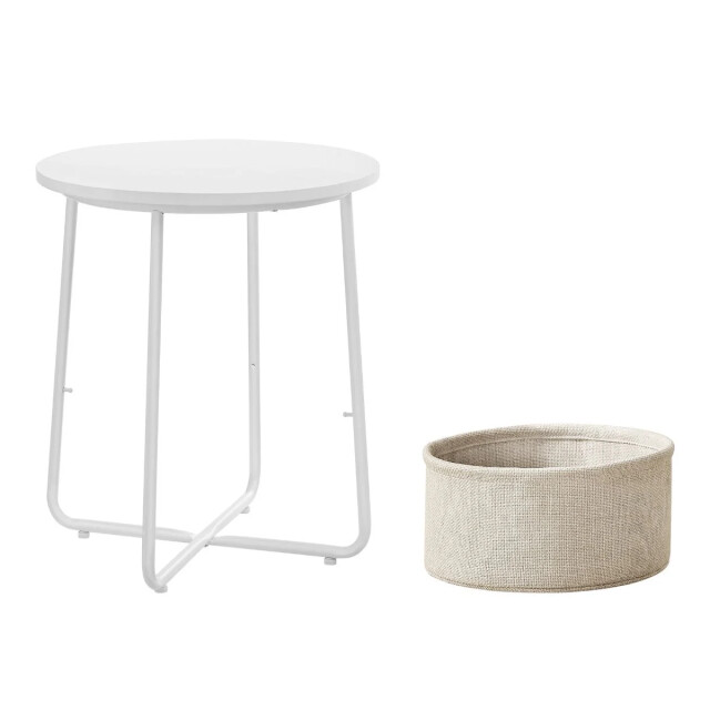 CaliCosy Bijzettafel met opbergmand rond h51 cm 2936733 large