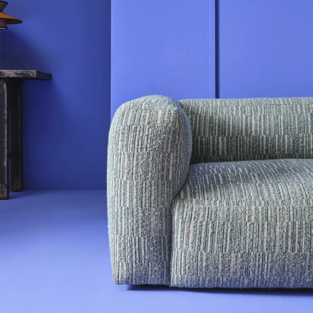 Signature Bank in groene stof l252 cm madisson 3061022 large