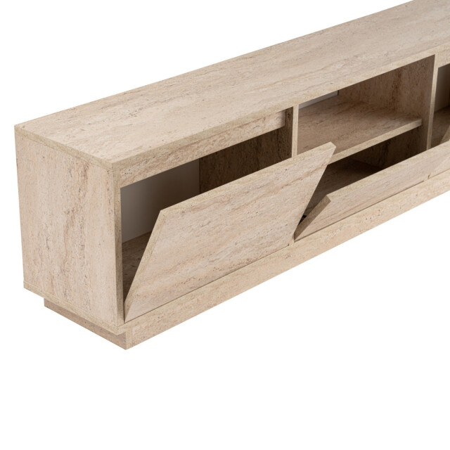 CaliCosy Tv-meubel met 3 neerklapbare deuren en 1 open vak l160 cm vanguard 3060542 large