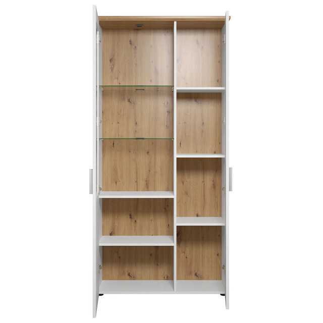 CaliCosy Dressoir 2 deuren waarvan één met gehard glas l95 cm shade 2930748 large