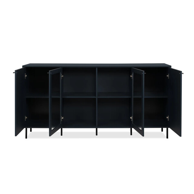 CaliCosy Buffet 4 deuren waarvan 2 met glas marineblauw l180 cm bogota 2930268 large
