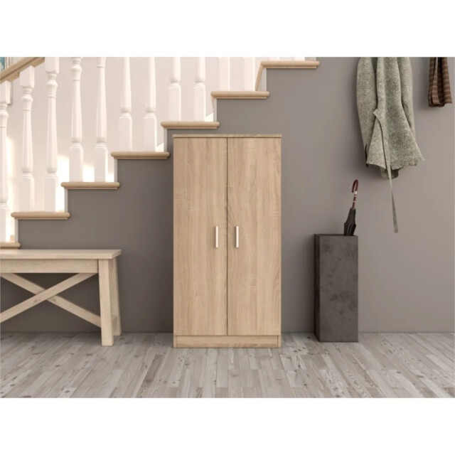 CaliCosy 2-deurs schoenenkast met 3 legplanken h108 cm 2936952 large