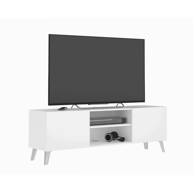 CaliCosy Tv-meubel 2 deuren wit brighton 1 l140 cm x h46,5 cm 2930027 large