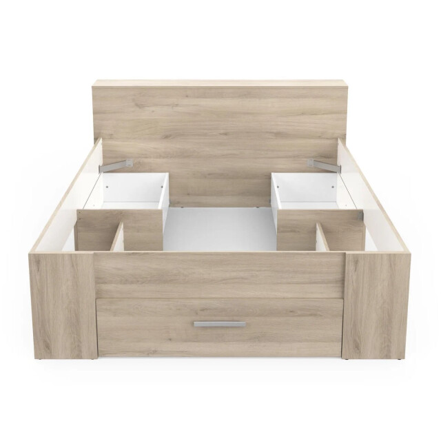 CaliCosy Bed met 2 plaatsen, 3 laden en vakken 140 x 190 cm pocket 2937591 large