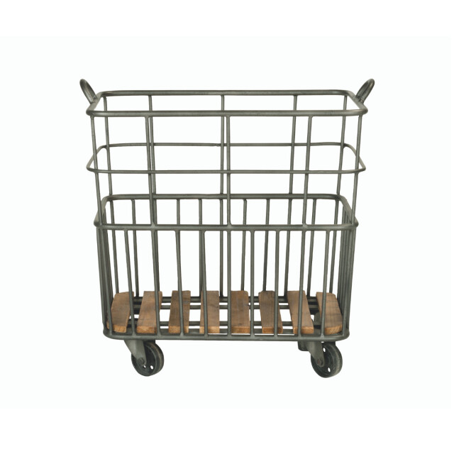 Signature Metalen houtkar op wielen 2929646 large