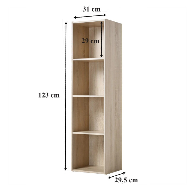 CaliCosy Meubel met 4 vakken l31 x h122 cm 2937312 large