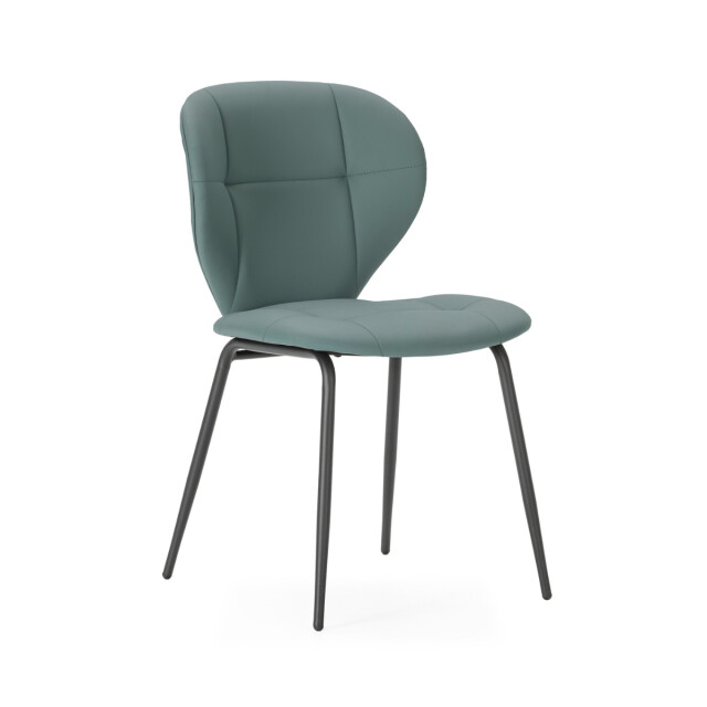 CaliCosy Set van 2 stoelen met zwarte metalen poten l50 cm maura 3078780 large