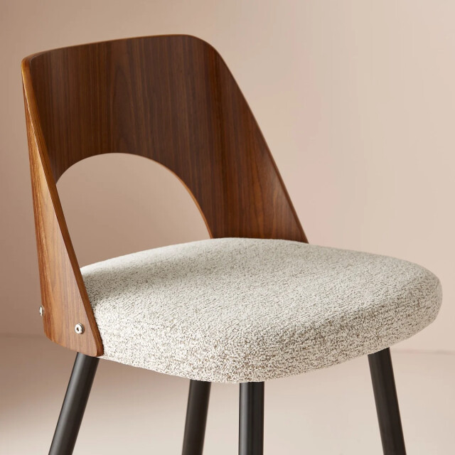 Signature Barkruk in beige stof l45 cm austin 3061000 large