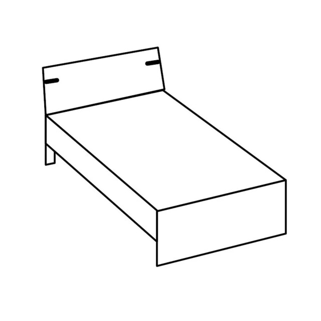 CaliCosy Bed 90x200 met set van 2 laden l96 cm 2930627 large