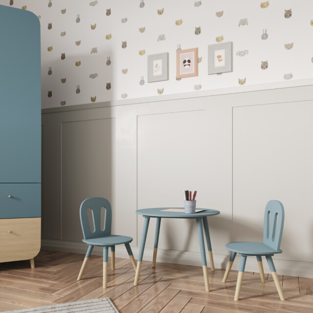 CaliCosy Set 1 tafel + 2 stoelen l60 cm firmiana 3094613 large