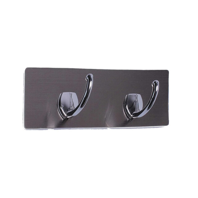 CaliCosy Kleefplaat 2 haken grijs 22 x 7,5 cm 2928686 large