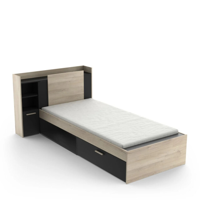 CaliCosy Bed van 90x190/200 cm met 1 lade en 1 vak l124,5 cm 2937231 large