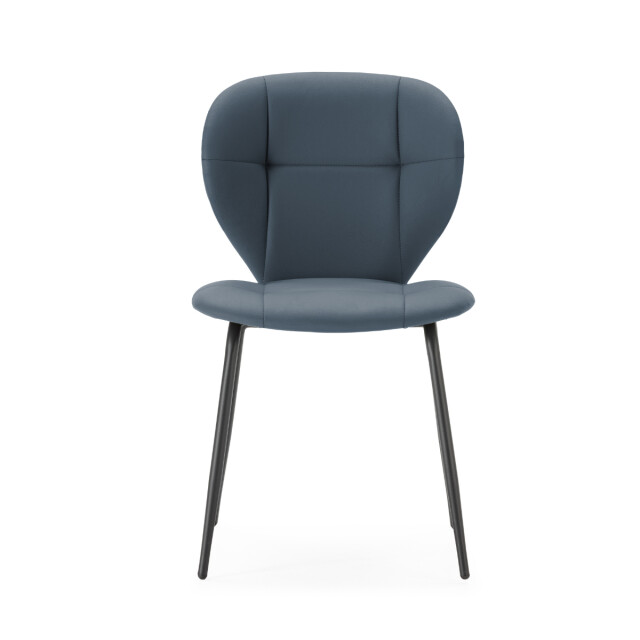 CaliCosy Set van 2 stoelen met zwarte metalen poten l50 cm maura 3078779 large