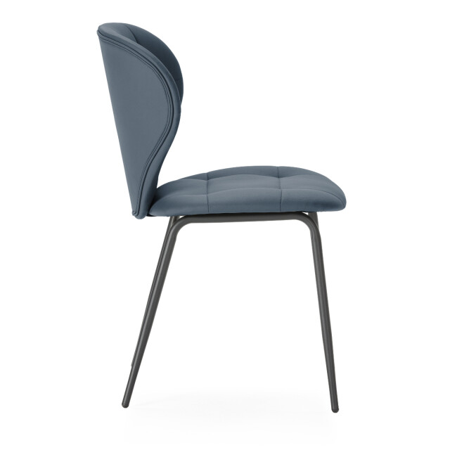 CaliCosy Set van 2 stoelen met zwarte metalen poten l50 cm maura 3078779 large