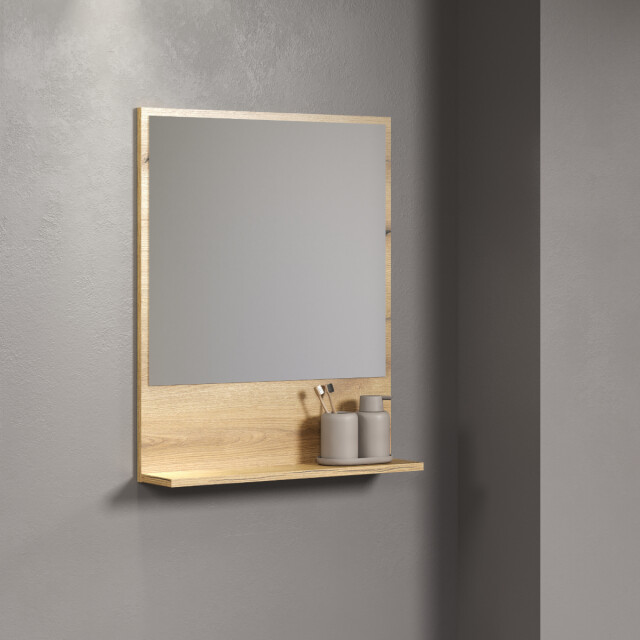 CaliCosy Wandspiegel met 1 plank l60 cm purebliss 3044859 large