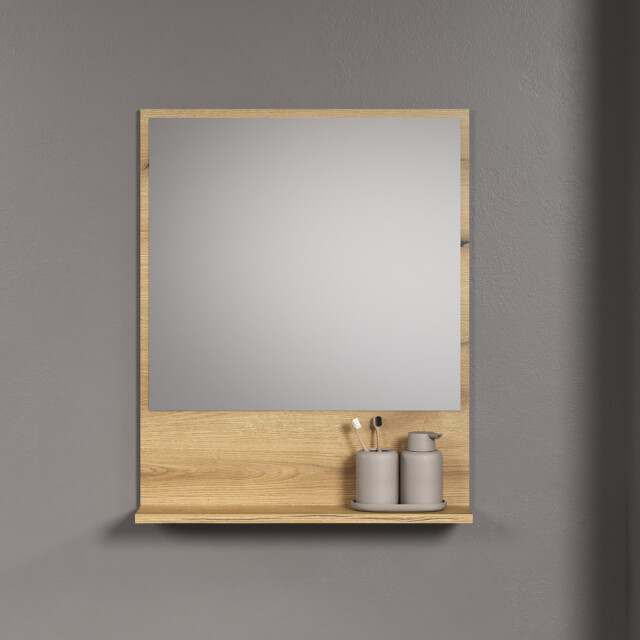 CaliCosy Wandspiegel met 1 plank l60 cm purebliss 3044859 large