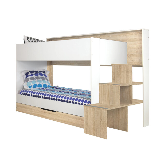CaliCosy Stapelbedden teotea 90x200 met 1 lade franse fabricage 2930605 large