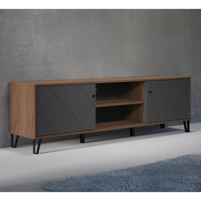 CaliCosy Tv-meubel met 2 deuren en 2 vakken l183 cm monteer 2930385 large