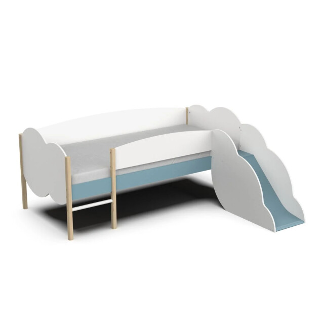CaliCosy Lot lit toboggan nuage et 2 tiroirs longane 3042317 large