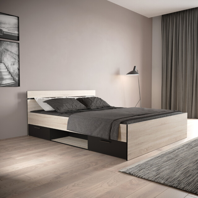 CaliCosy Bed 160x200 cm 2 lades en 1 nis l164,5 cm michigan 3084073 large