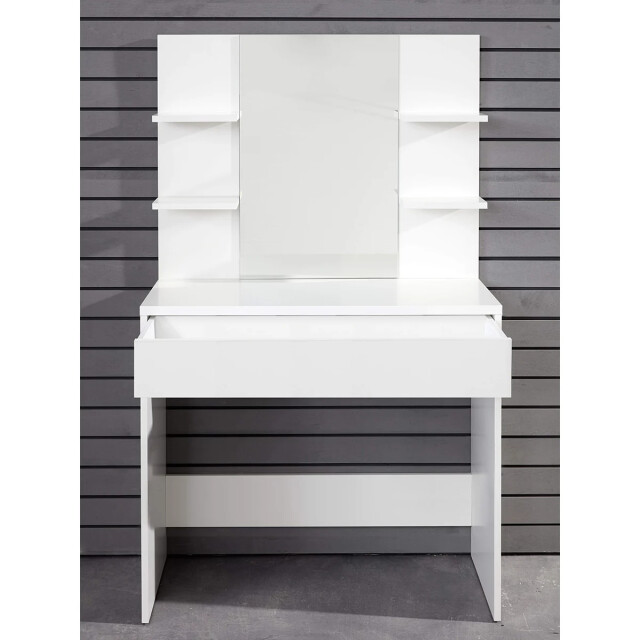 CaliCosy Kaptafel met 4 tabletten, 1 grote lade en 1 spiegel l85 cm basix 2930366 large