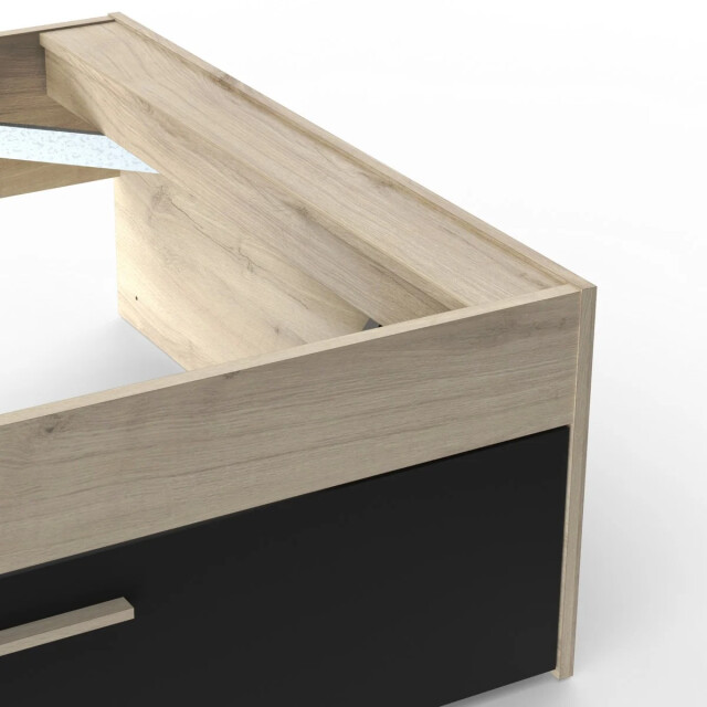 CaliCosy Bed van 90x190/200 cm met 1 lade en 1 vak l124,5 cm 2937231 large