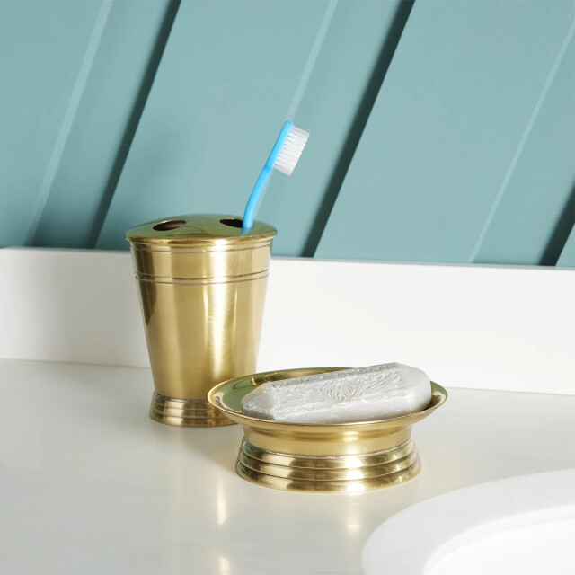 Signature Tandenborstelhouder van messing met gouden afwerking 2929086 large