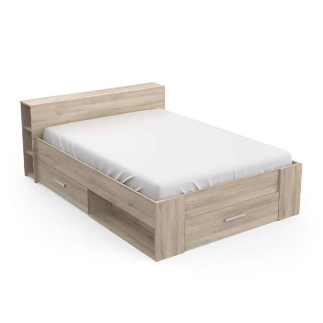 CaliCosy Bed met 2 plaatsen, 3 laden en vakken 140 x 190 cm pocket 2937591 large