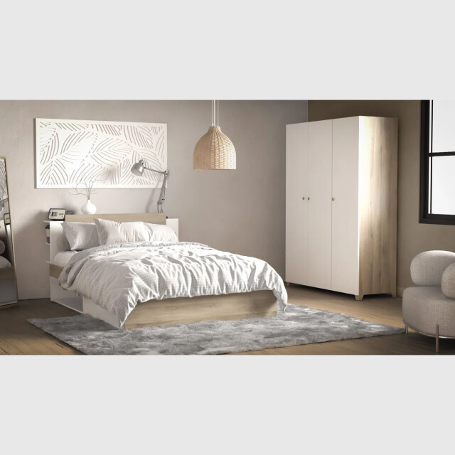 CaliCosy Bed van 140x190/200 cm met 2 laden en 2 vakken l144,7 cm 2937691 large