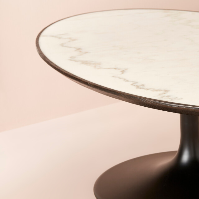 CaliCosy Ovale salontafel van wit marmer tulipe 3018359 large